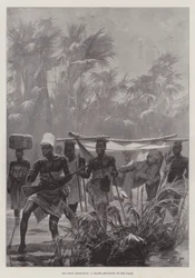 Die Benin-Expedition, ein Händler kehrt zur Küste zurück